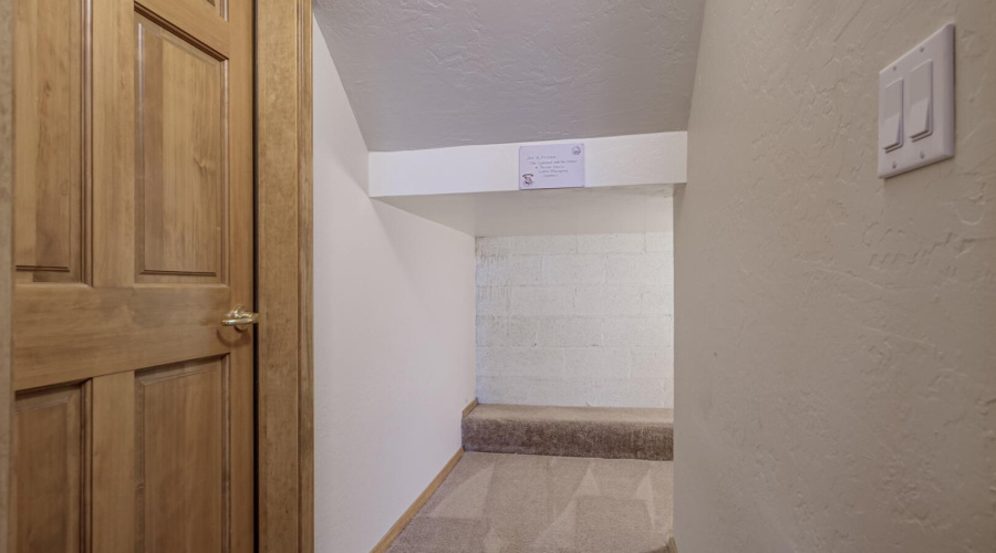 Storage underneath staircase