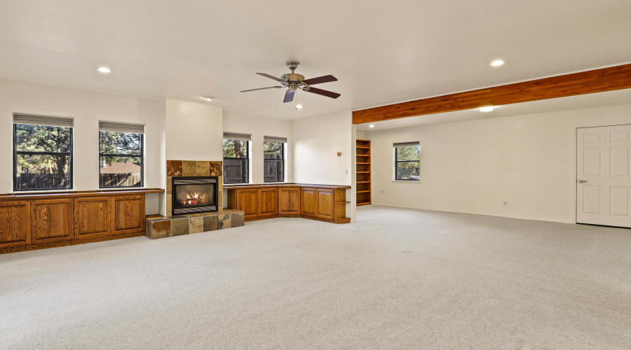 Downstair Living Room w Fireplace