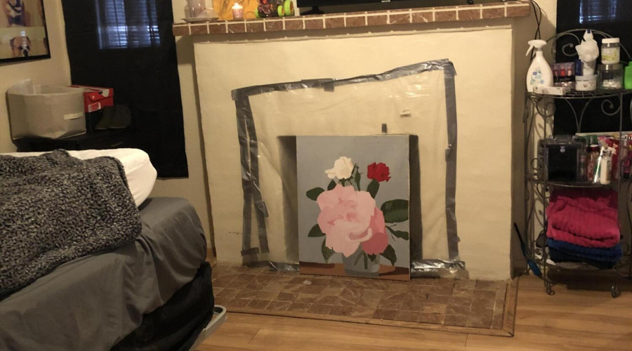 Second 414 Unit D Bdrm w FP