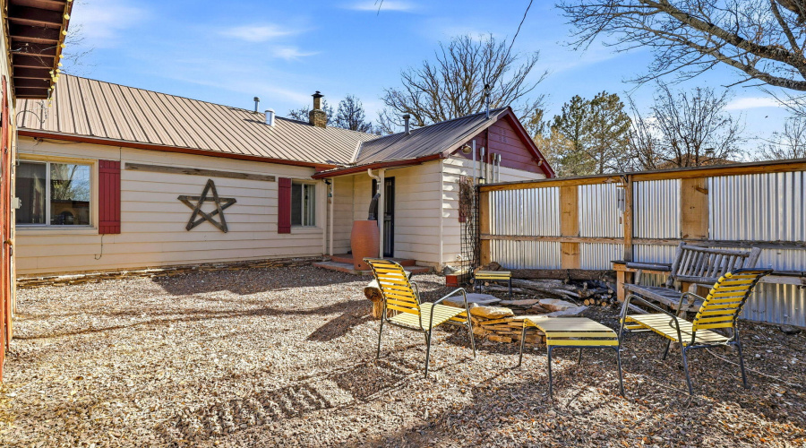 Back of house & door