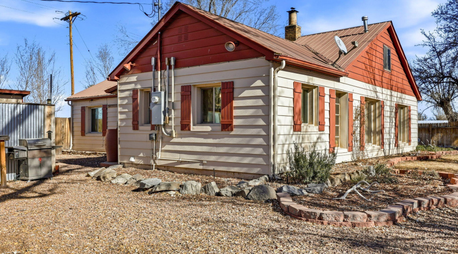 Back of house & meter