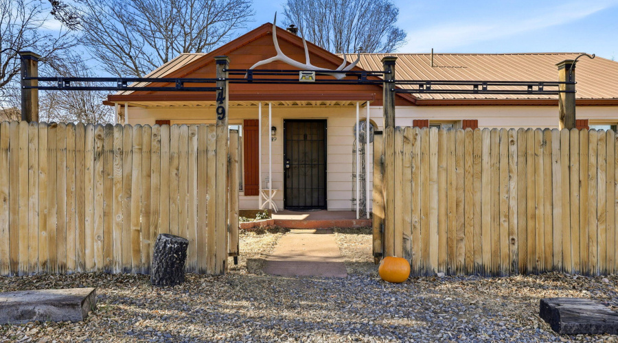 Front Gate and Front Door