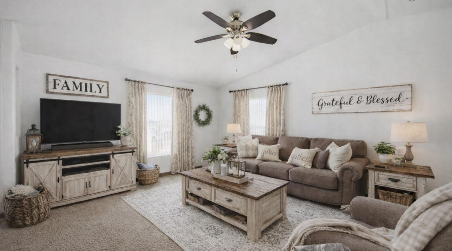 AI Staging in Family Room