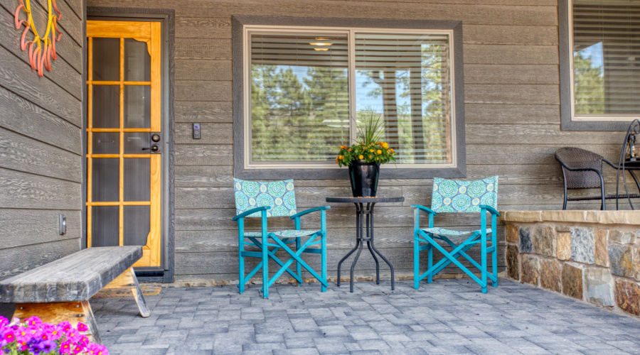 Inviting Front Patio