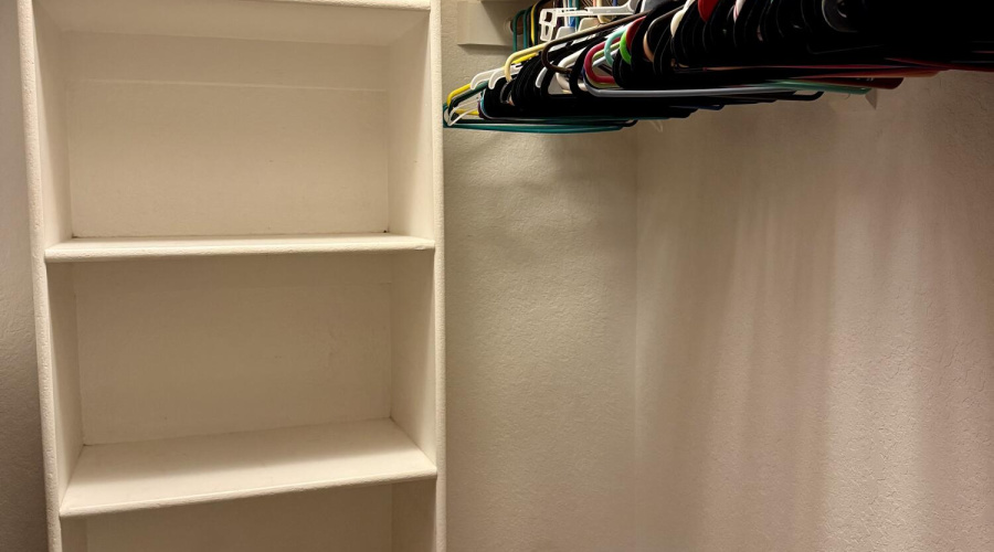 Primary walk in closet
