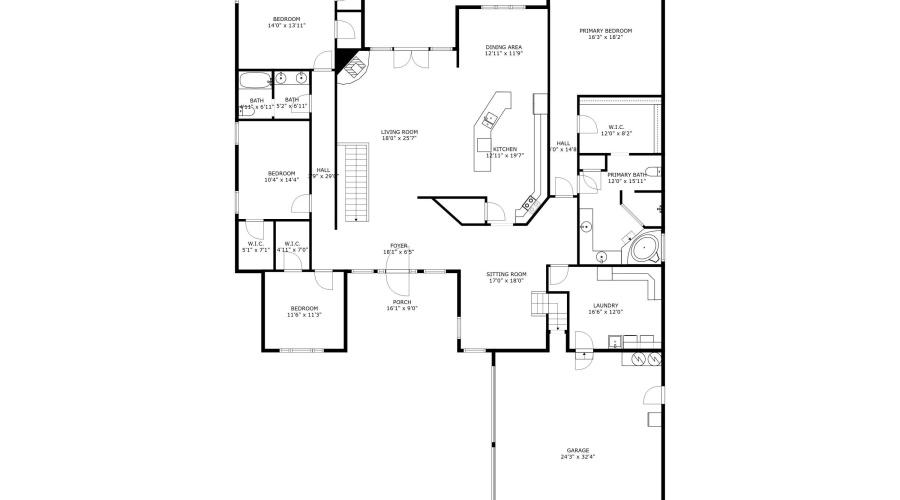 Main Floor w/dimensions