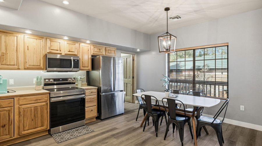 Kitchen and Dining Area