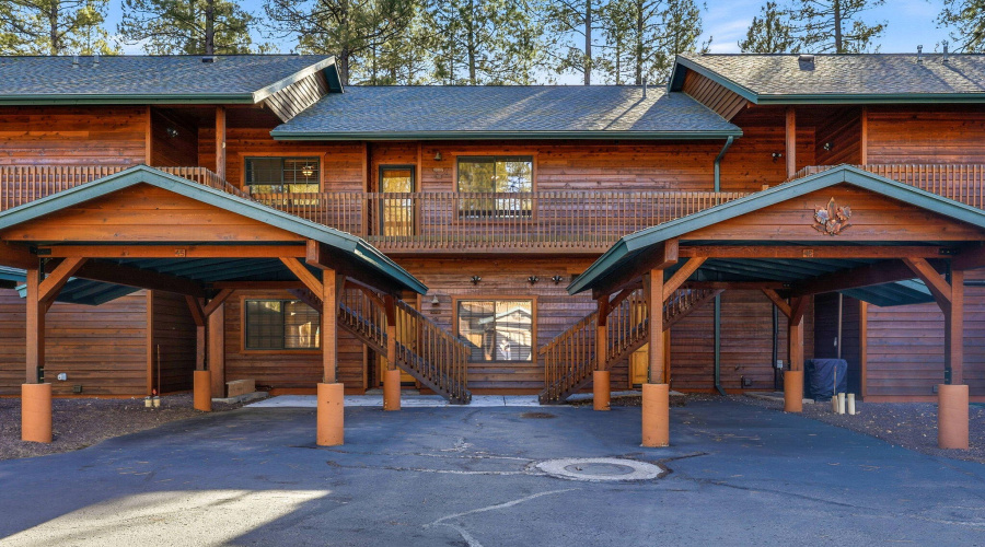 Front View with Carport