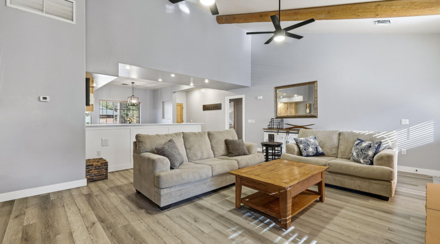 Living Room Looking into Kitchen