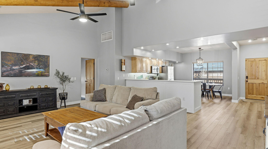 Living Room/Kitchen/Dining Area