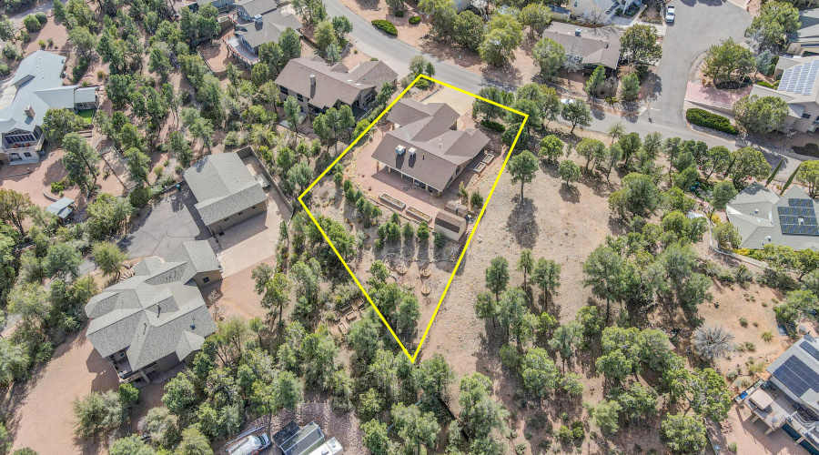 Lot lines from above