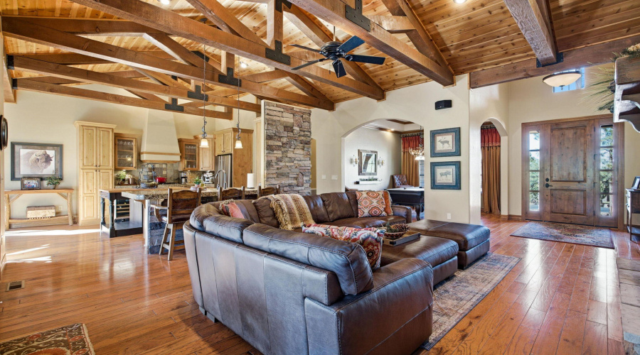 Living Room to Kitchen