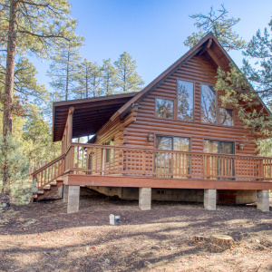 Front and Side View of the Cabin