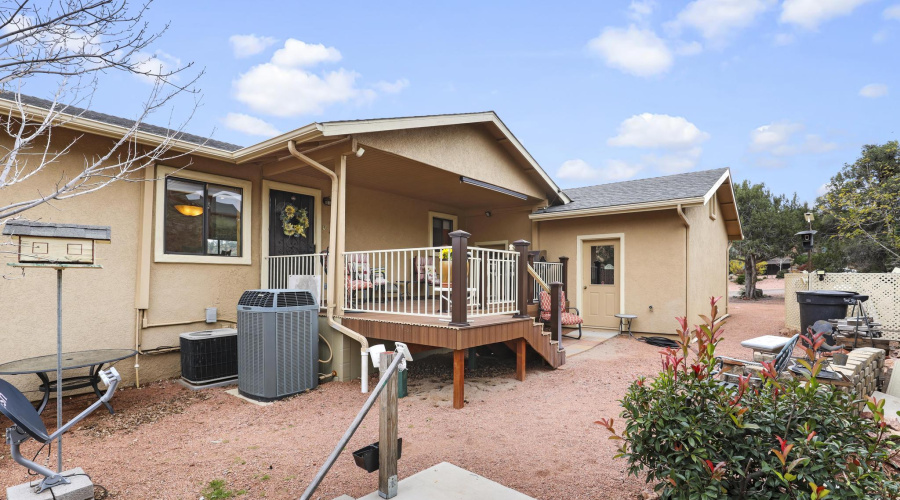 Covered Back Deck