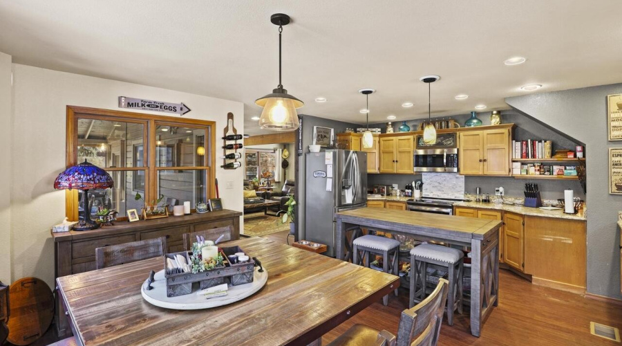 Kitchen-Dining Tan House