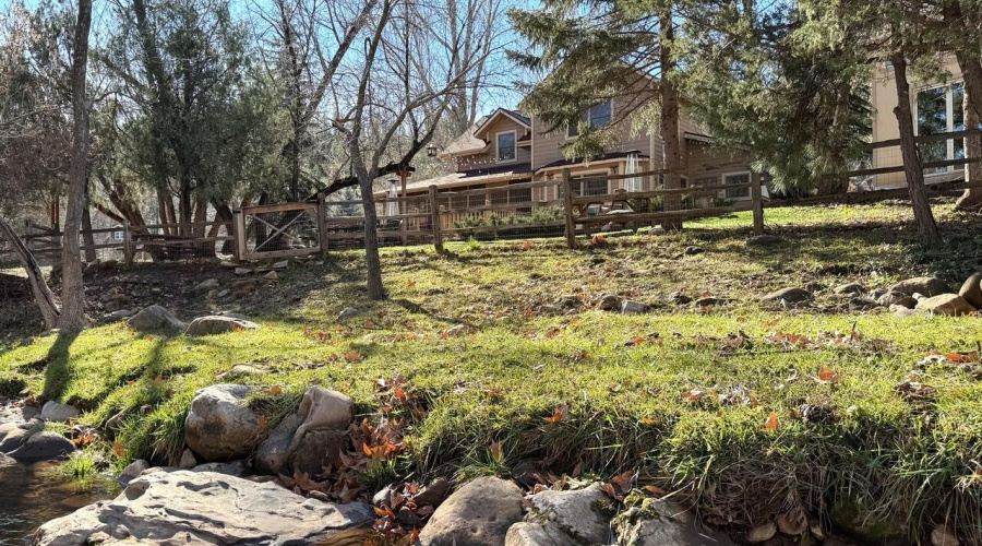 Creek Behind House