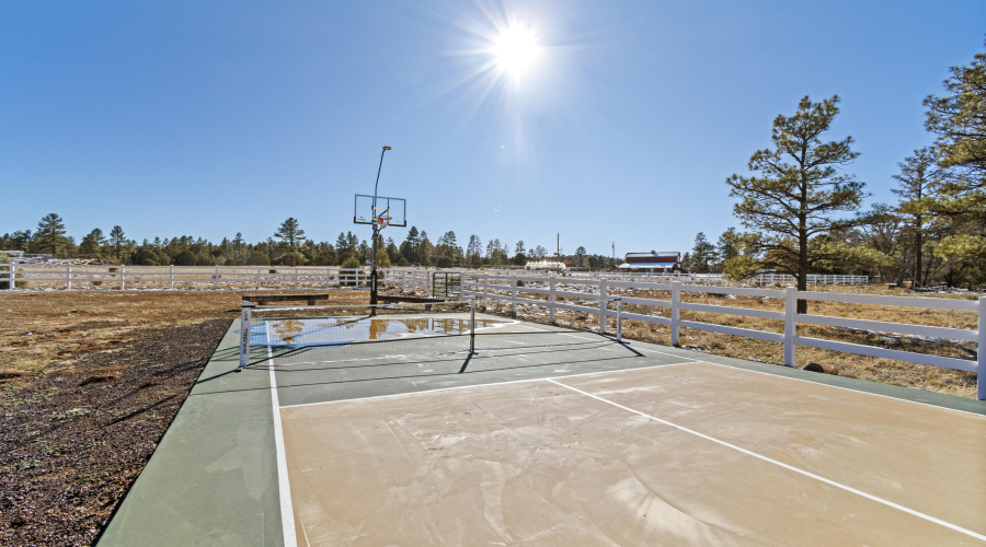 Basketball court and Pickleball court 2