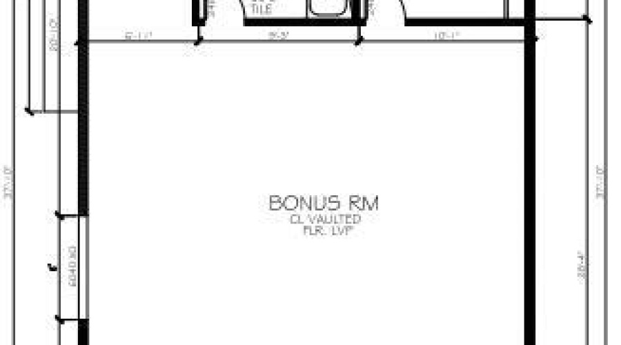 Floor Plan Bonus Room