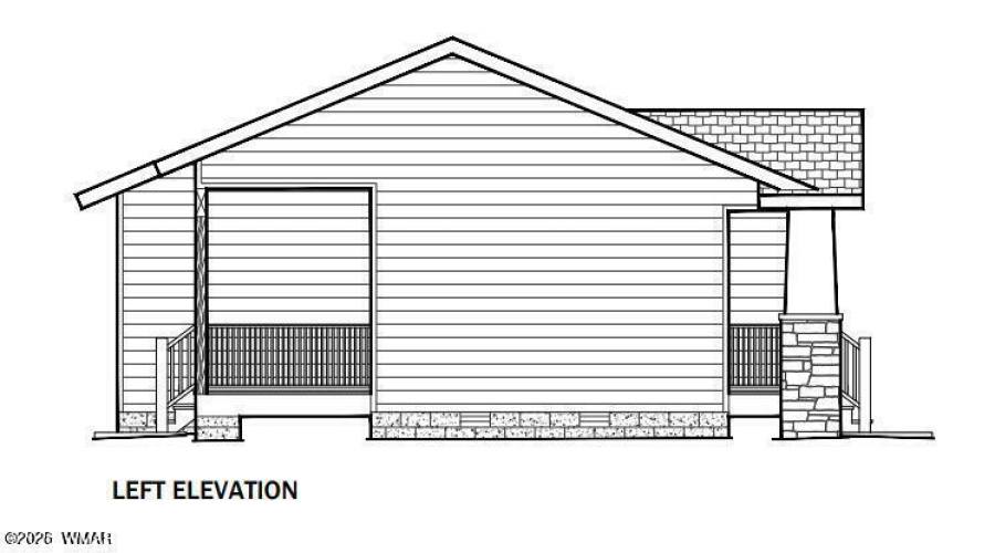 901sf Left Elevation