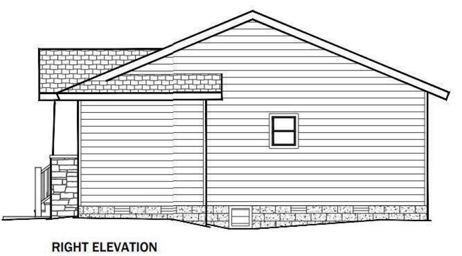 901sf Right Elevation