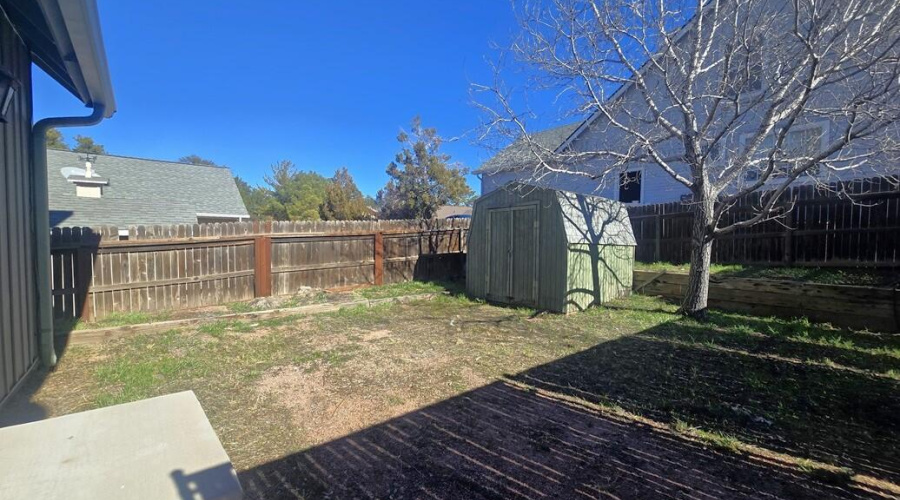 Fenced Yard