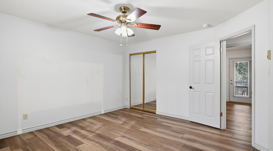 One of two closets in master