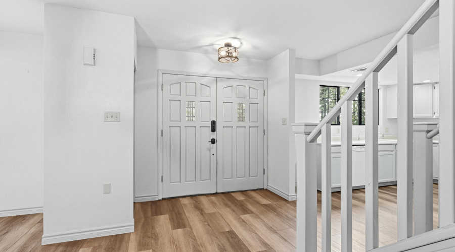 Newer flooring throughout the house