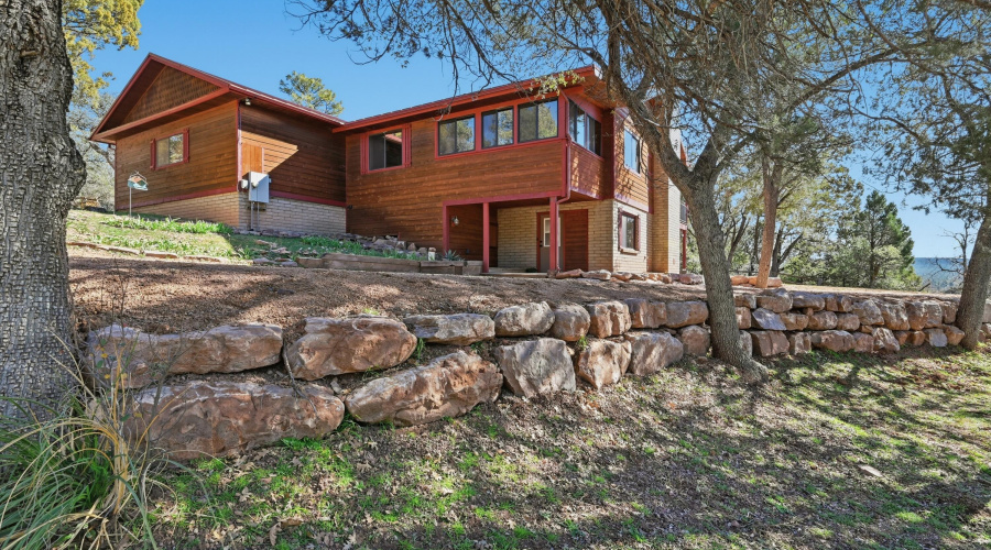 Drive view for lower basement