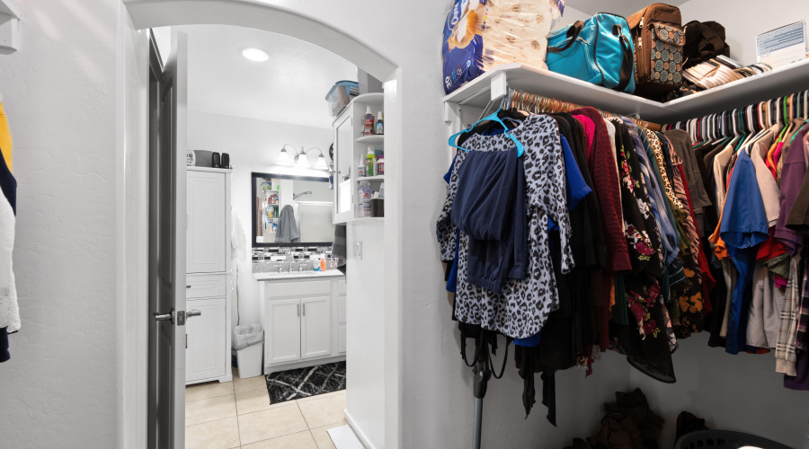 Primary Walk in Closet