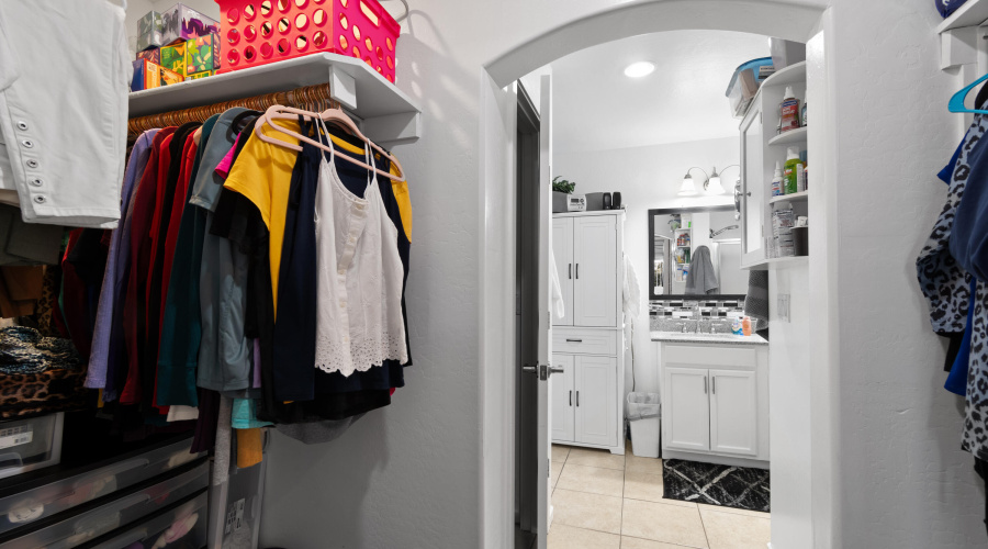Primary Walk in Closet