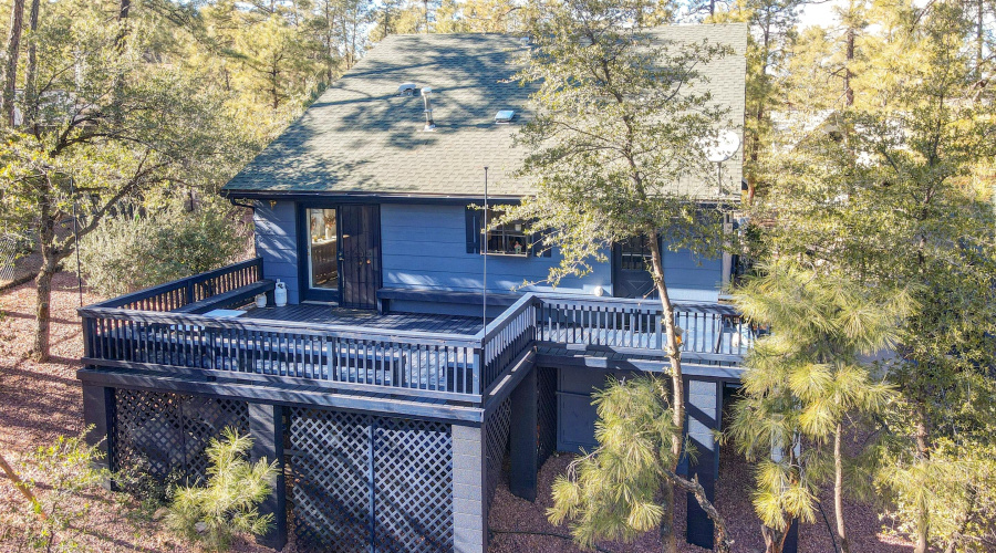 Aerial Back of Deck