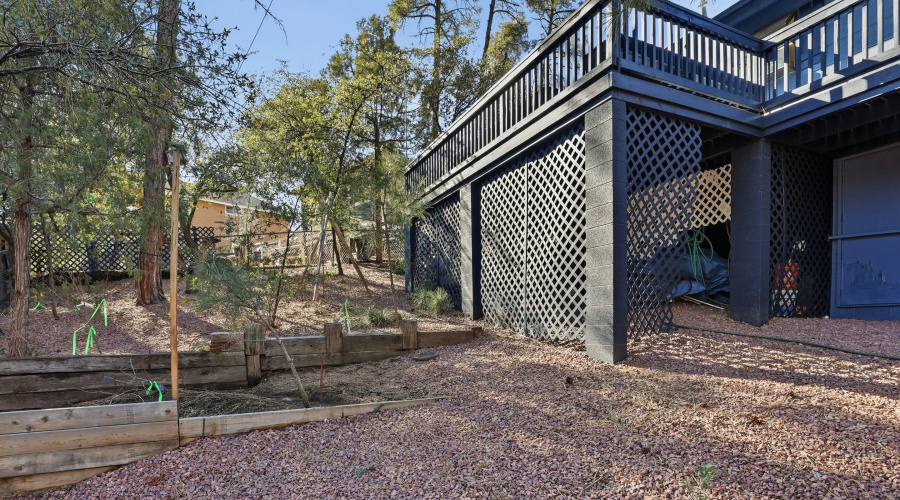 Storage under Back Deck