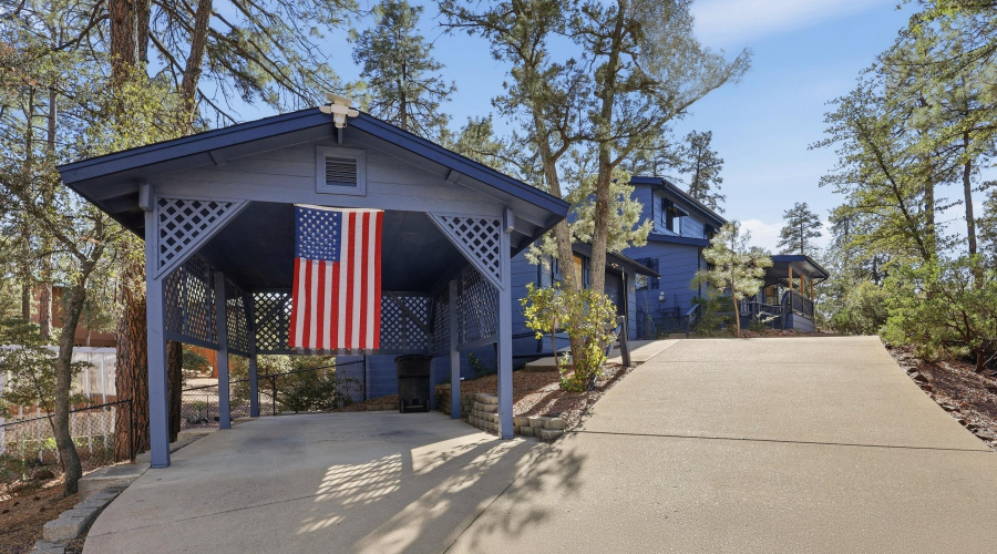 Carport + Driveway