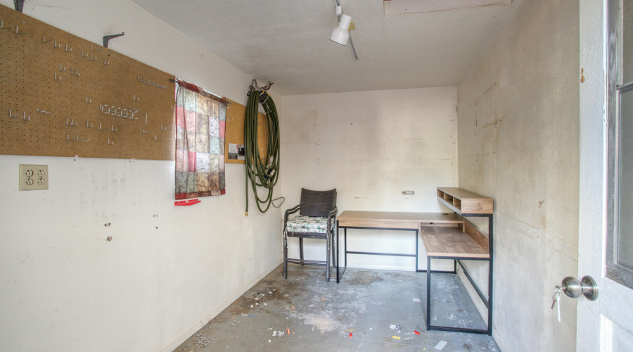 Large Attached Workshop/Storage Room