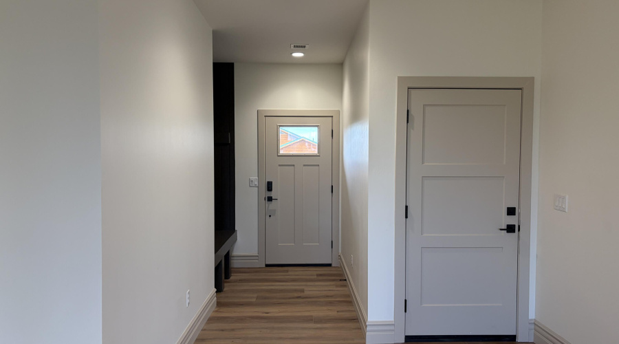 Entry and garage door