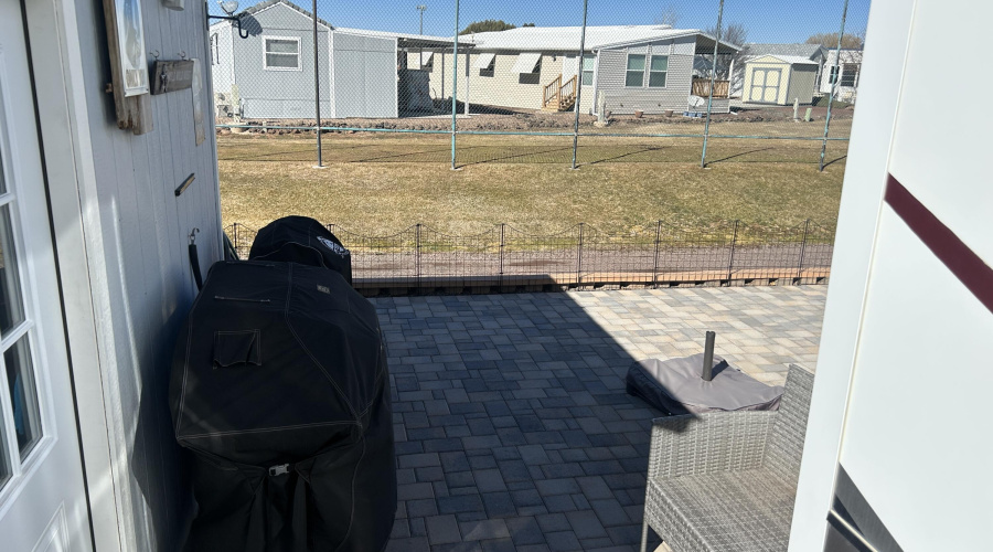 Fenced Back Patio