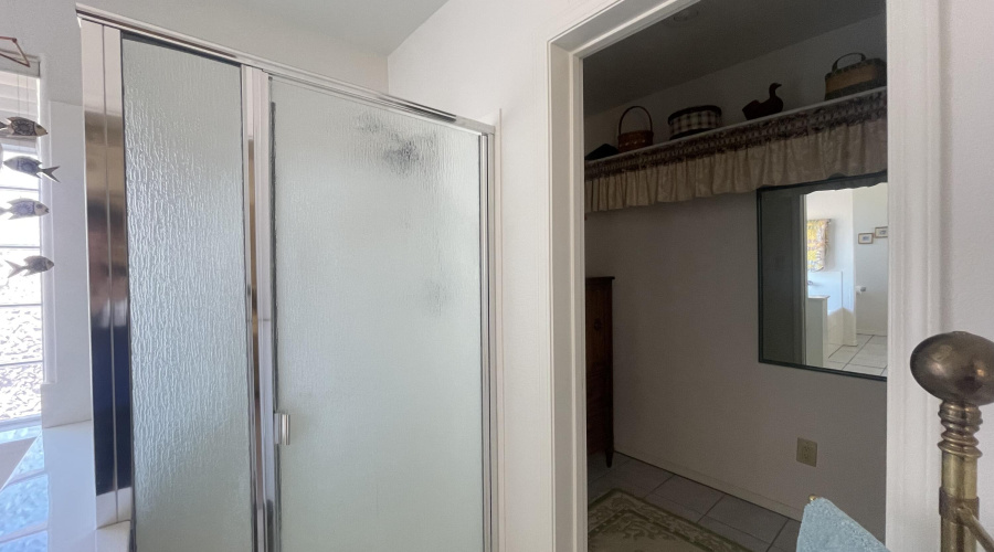 shower/closet