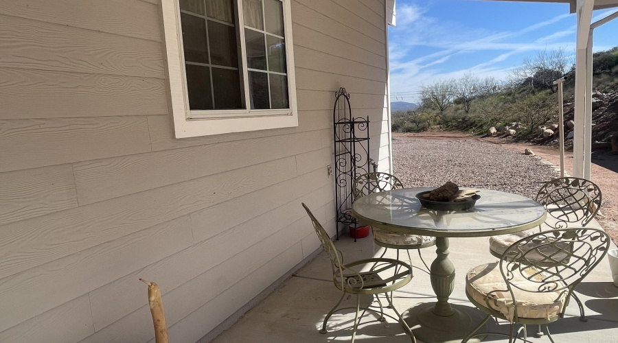 rear patio