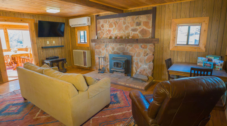 181 Park interior fireplace.
