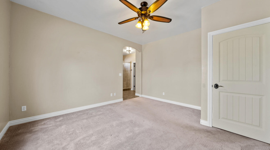 Ceiling Fan in Primary Bedroom