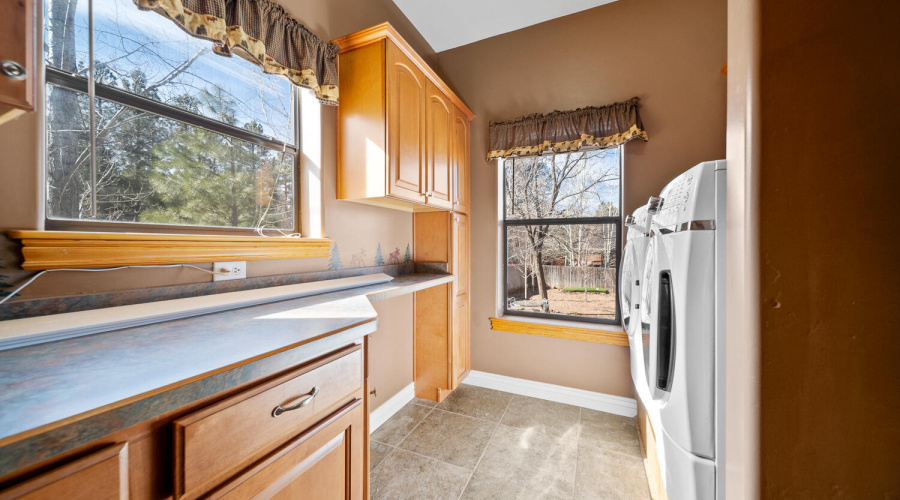 Office area in Laundry Room