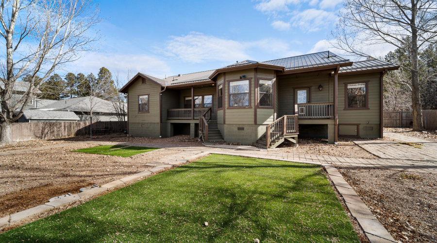 Back View of Home