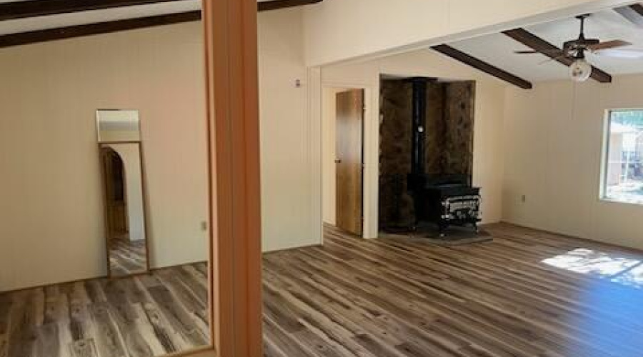Living Room and Woodstove