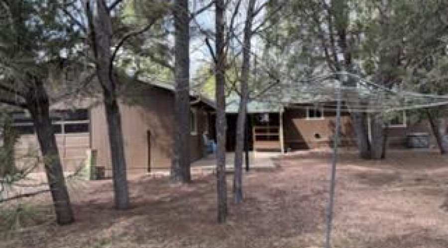 Back View of House and Garage