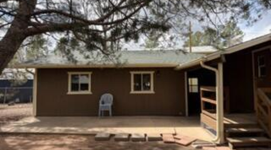 South side of Garage and Breezeway