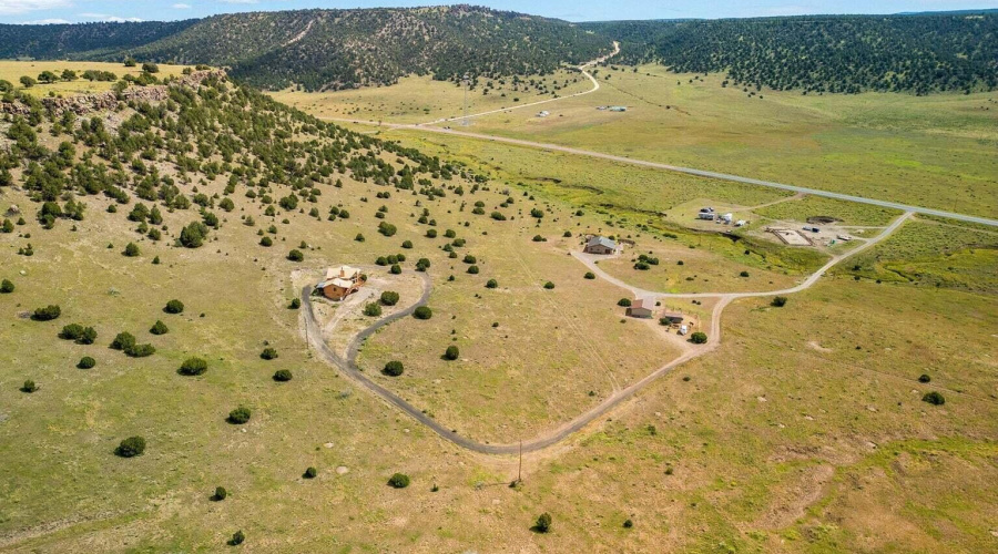 Aerial view to East