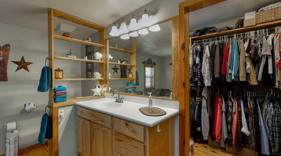 master bathroom/closet