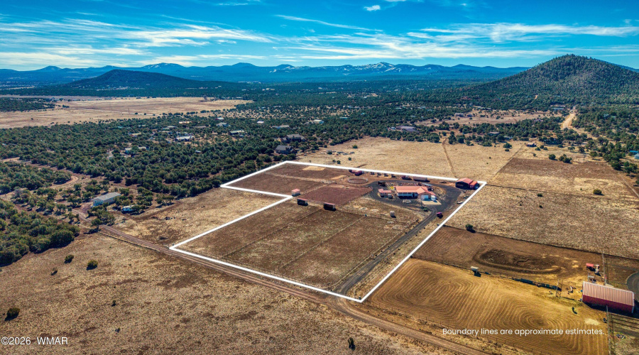 Approximate property lines