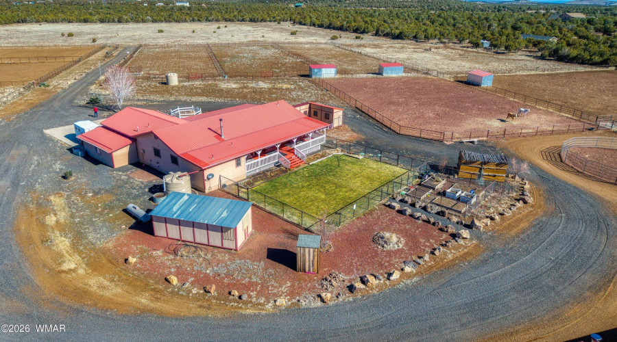 overhead view