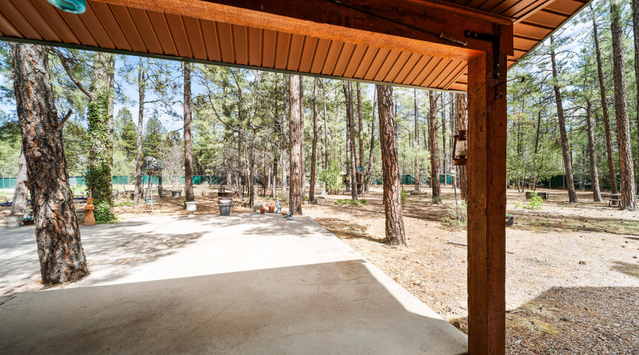 Back Covered  Porch